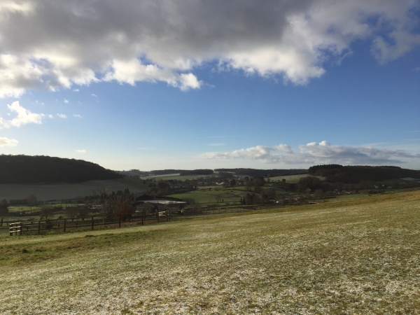Chemin de la Rue à Loup en direction de la vallée de la Méline.