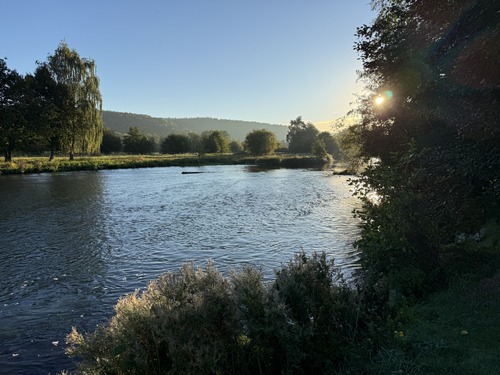 La Risle est magnifique au lever du soleil.