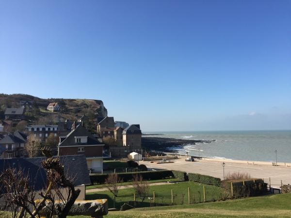Les Petites-Dalles, la plage.