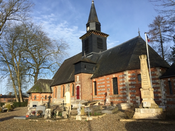 Bois-Héroult, l'église Nativité-de-Notre-Dame (XVe).