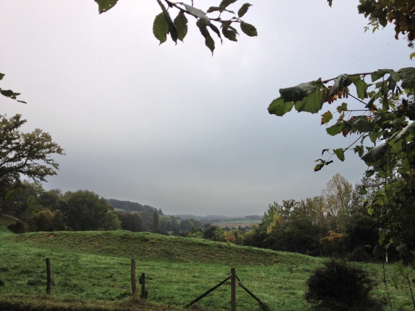Nous voilà au-dessus de Bailly-en-Rivière.
