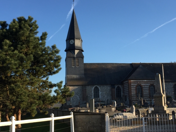 Eglise Saint-Jean-et-Saint-Clair d'Harcanville.