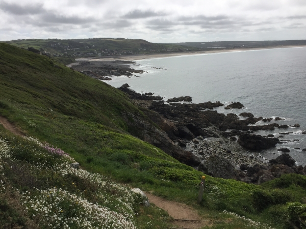 Vue sur la Anse de Sciotot.
