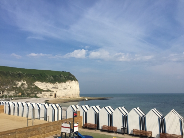 Yport, la plage.