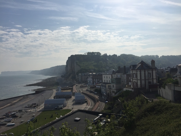 Yport, vue du belvédère de la rue Jean Hélie.