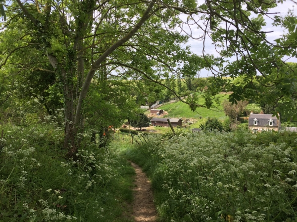 St-Léonard, descente vers Grainval.