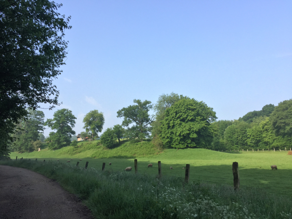 Nous sommes maintenant en lisière de la forêt, sur le chemin du Pont du Ruissel, à la frontière entre la Seine-Maritime et l'Eure. (La forêt domaniale est en Seine-Maritime.)