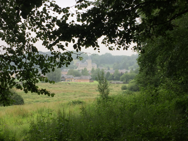 Héricourt-en-Caux, vue depuis le chemin des sources.