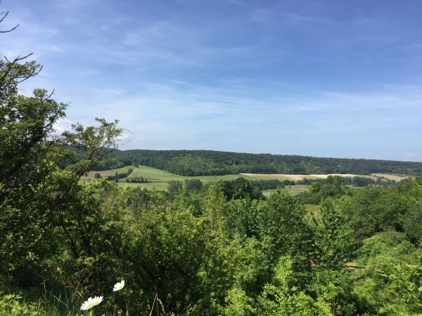 Nous descendons vers la vallée.