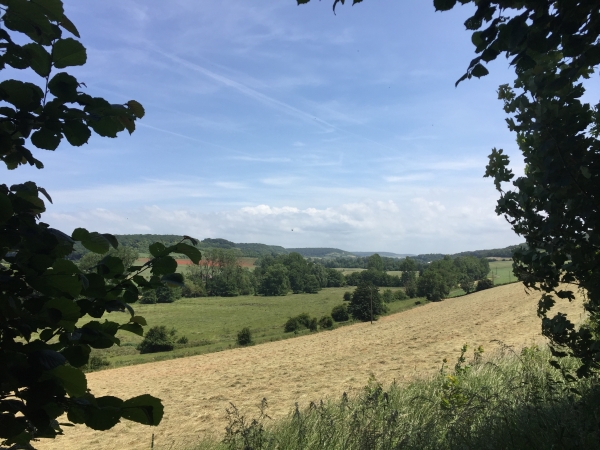 Nous descendons vers la vallée de l'Yères.