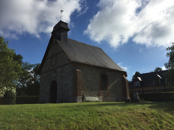 Chapelle Saint-Gilles (XVIIIe) de Baudribosc (Berville-en-Caux).