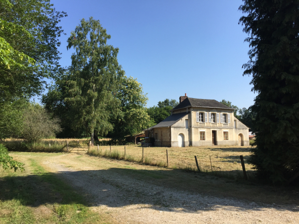 Forêt domaniale de Roumare, maison forestière de la Mare Grand Camp.