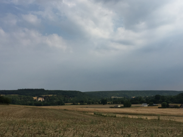 Sentier des Meuniers, rive ouest de l'Iton.