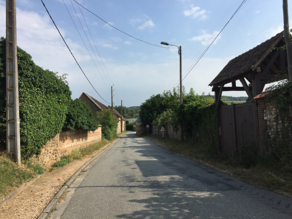 Retour à Tourneville par la route de la Forêt.
