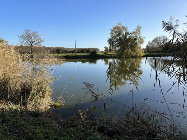 Nous suivons la route du Houlbec pour aller chercher notre prochain chemin.