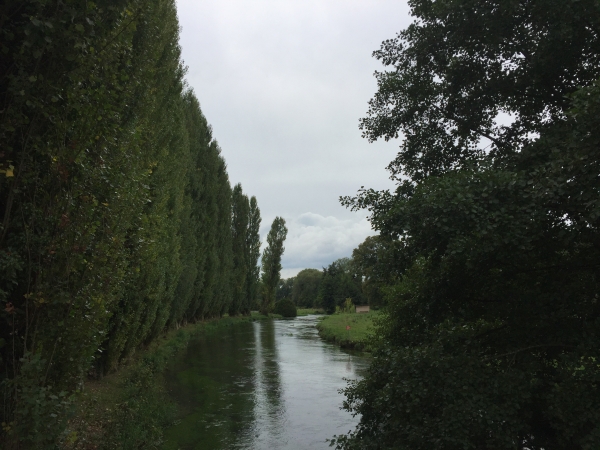 Un des bras du Cailly à Montville.