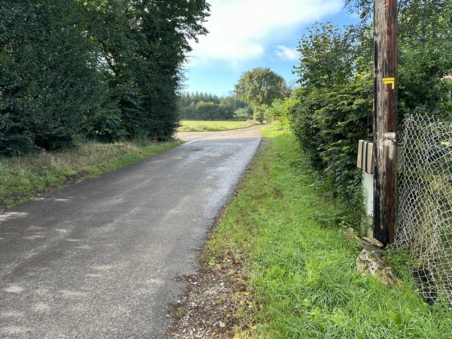 Près du hameau du Fitz, le circuit ferme la boucle et rejoint la partie commune pour rejoindre St-Pierre-du-Bosguérard.