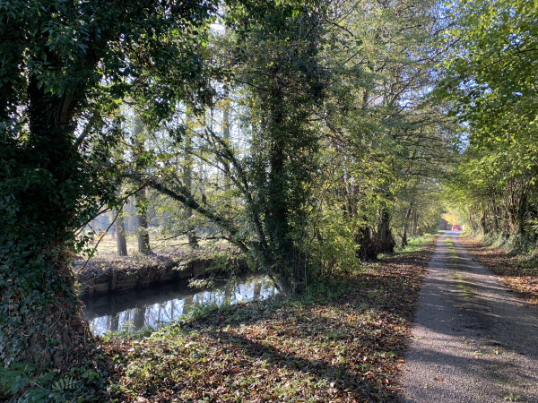 Normanville, route du moulin.