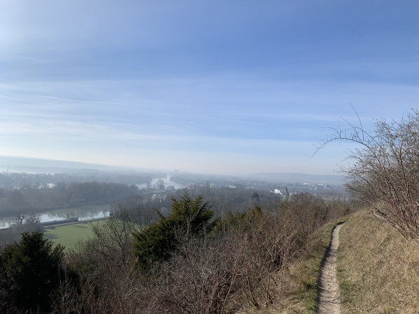 Les paysages de la vallée de la Seine méritent l'effort des montées du GR2.
