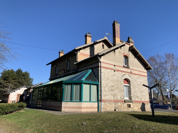 Ancienne gare de l'établissement thermal de Forges-les-Eaux.