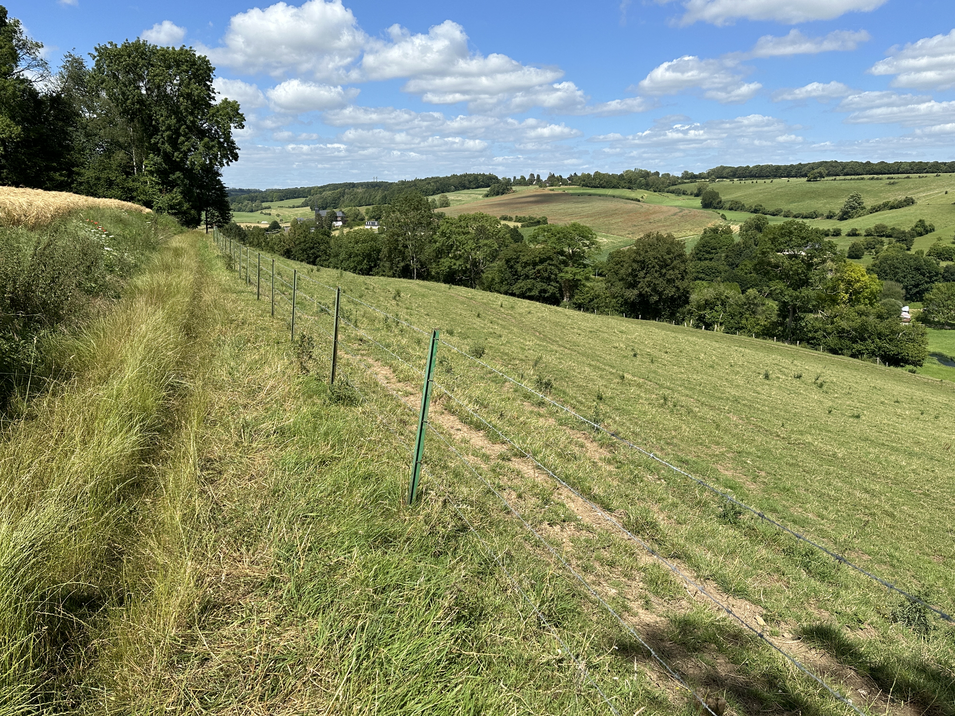 Le chemin descend maintenant en pente douce en direction de Rebets.