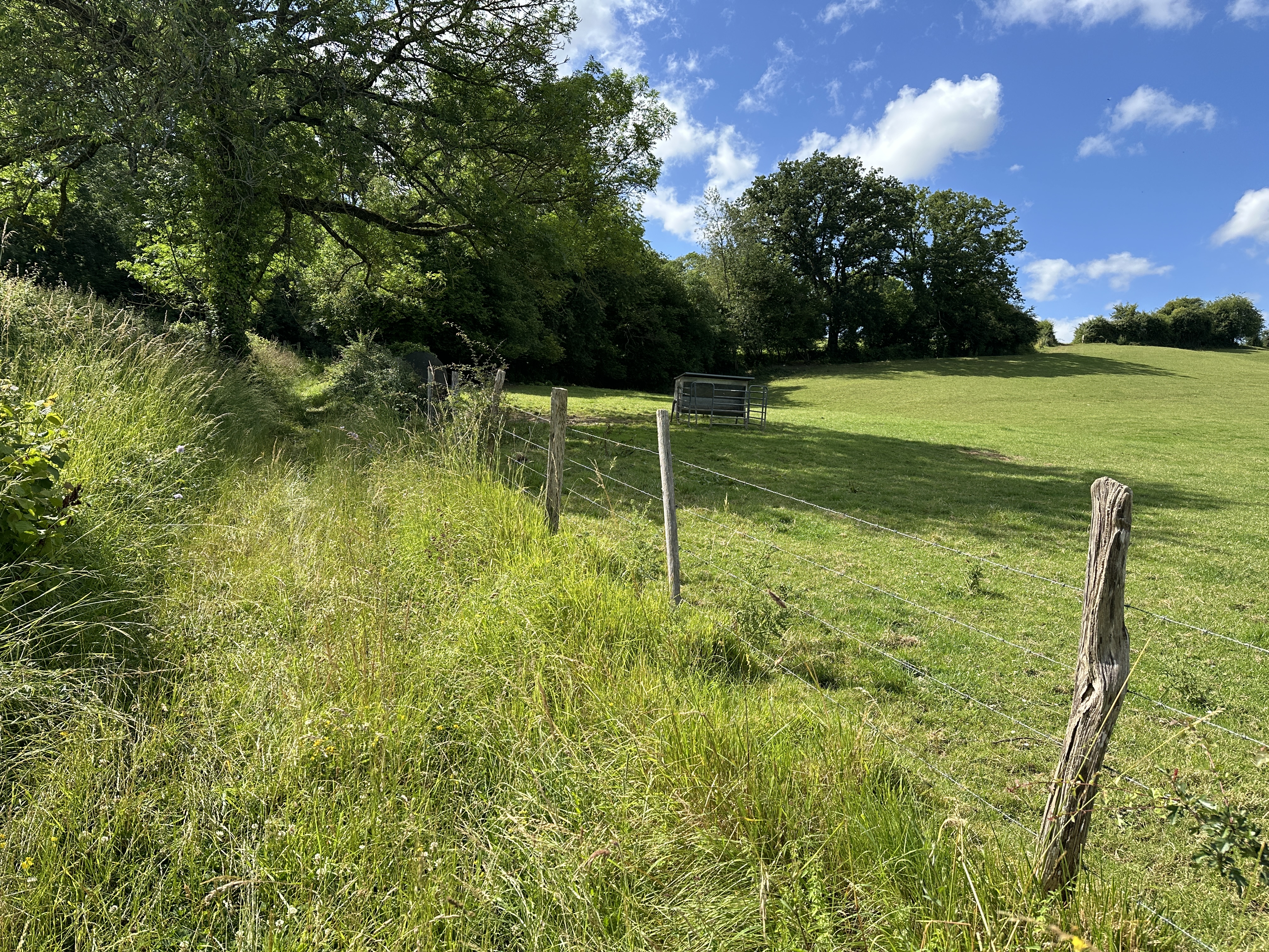 Nous n'allons pas jusqu'au bourg de Rebets, et remontons le coteau.