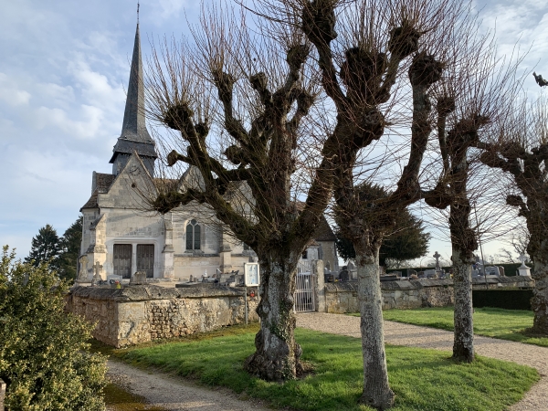 Crosville-la-Vieille, église Saint-Martin.