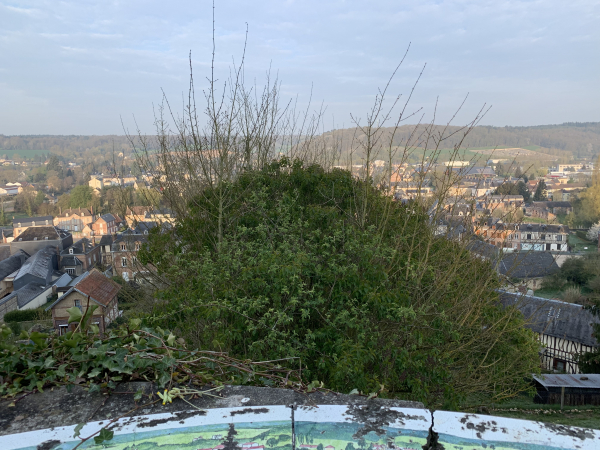 Bon ! Voilà ce qu'on voit depuis le belvédère ! :-D