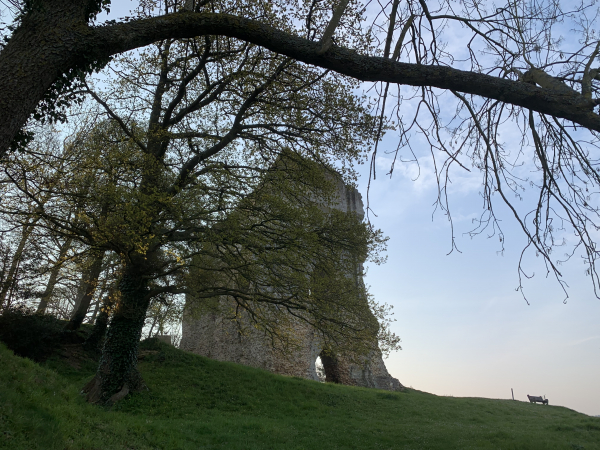 Nous remontons vers le donjon.