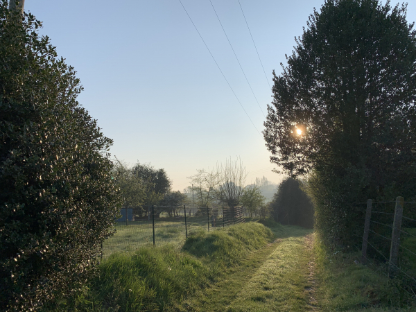 St-Eloi-de-Fourques, chemin du Quesnard.