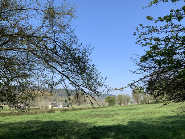 Nous quittons la vallée du Bec au niveau du Moulin du Parc.