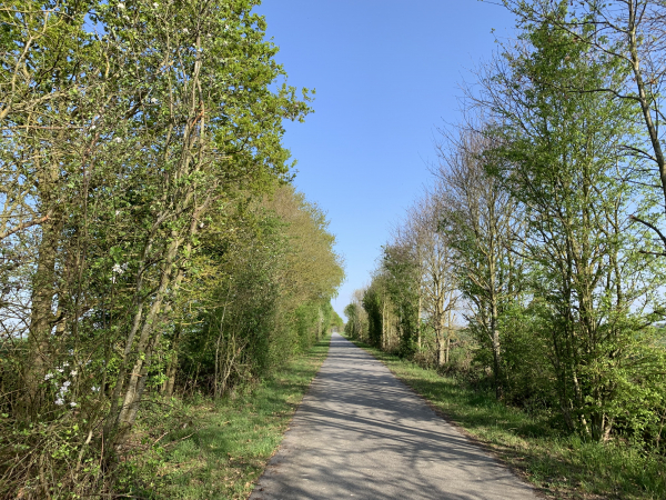 Nous suivons peu de temps la Voie Verte.