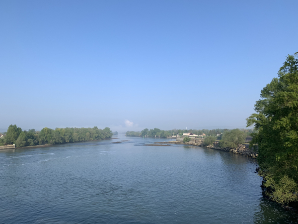 La Seine vers l'aval.