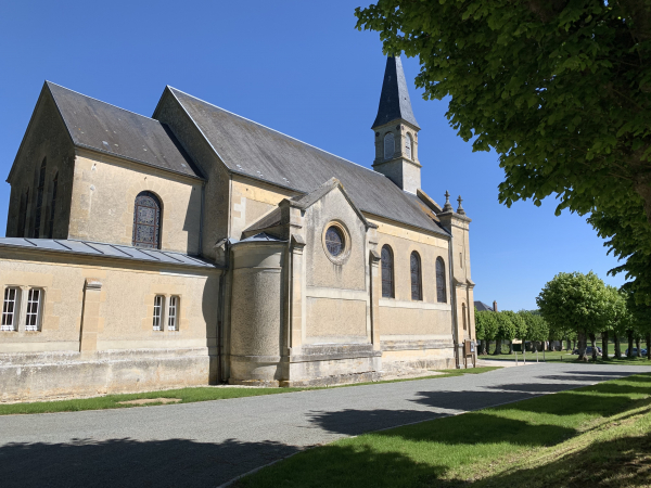 Retour à l'église Saint-Christophe.