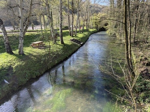 Traversée de l'Austreberthe au Paulu.