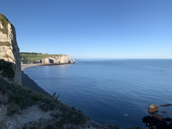La Porte d'Aval vue depuis l'escalier du Chaudron.