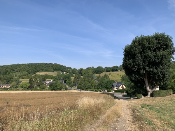 Nous arrivons dans la vallée de la Lieure.