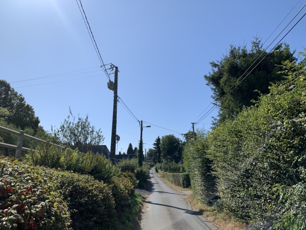 Nous avons quitté le Val de Lys et sommes montés jusqu'au Richebourg.