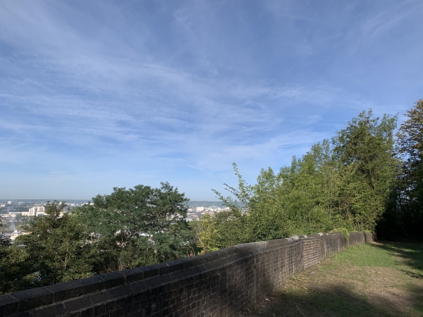 ligne du tramway Rouen-Bonsecours.