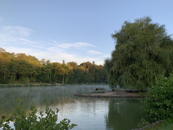 Dès le départ, nous longeons les étangs de l'Andelle : la rando commence bien mais ce n'est pas une surprise, c'est la cinquième fois que nous suivons ce circuit !