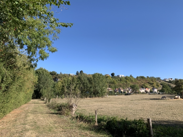 Deuxième boucle. Ruelle Maline, nous quittons le bord de Seine.