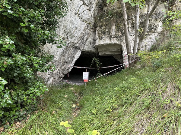 Les grottes sont nombreuses le long du chemin,&nbsp;mais l'ancien village troglodytique n'est pas ici, pour le voir il faut suivre notre circuit d'Orival. La plupart des grottes sont interdites d'accès depuis 2021, en raison d'un risque d'effondrement.