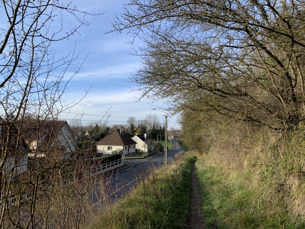 Voilà la fin de notre chemin au niveau de la rue Guynemer, près de l'hôpital Saint-Jacques.