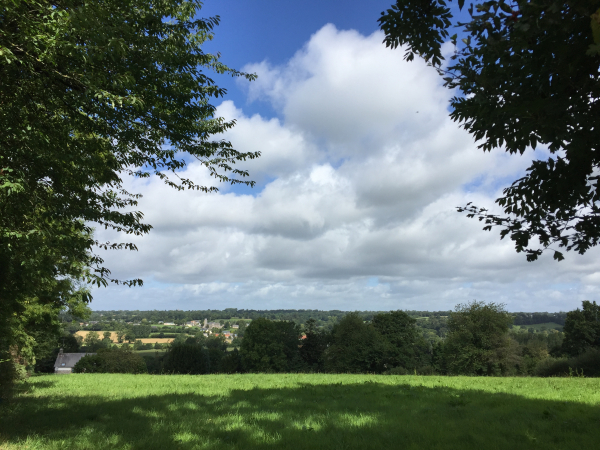 En face de nous, la vallée du Ruisseau de Malfiance.