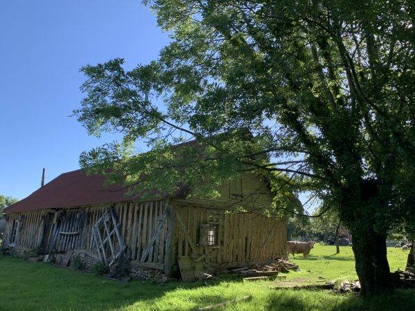 Nous contournons le village du Faulq par les petits chemins.