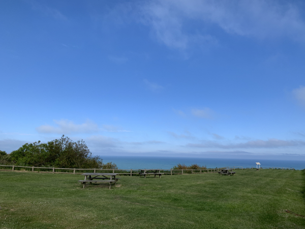 La commune de Saint-Pierre-en-Port offre une aire de pique-nique en haut de la falaise, et un bélvédère.