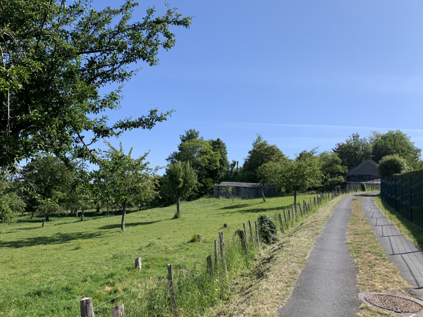 Nous suivons le charmant chemin de la Vide-sous-le-Bois, mais nous ne pourrons éviter de fermer la boucle par la D513, bien fréquentée, et avec un accotement étroit, voire inexistant par endroit.