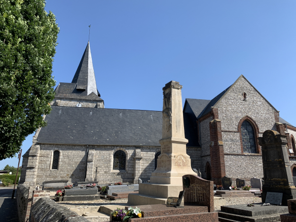 Eglise Saint-Valéry d'Anneville-sur-Scie.