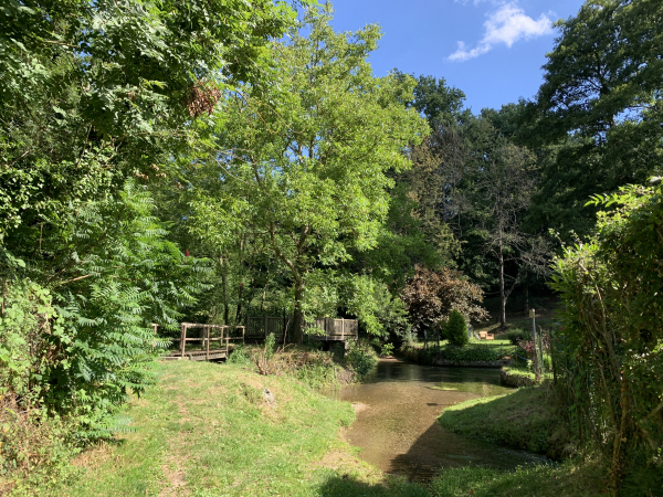 Passerelles sur la Scie et gué à Vassonville.