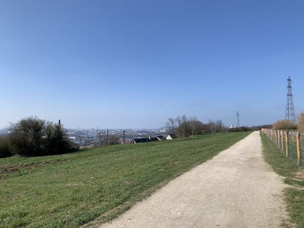 Nous voilà sur la promenade Nelson Mandela. Les panoramas récompensent la belle montée qui nous a conduit ici.